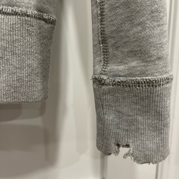 Abercrombie Kids, boy’s distressed zip hoodie - Picture 5 of 8